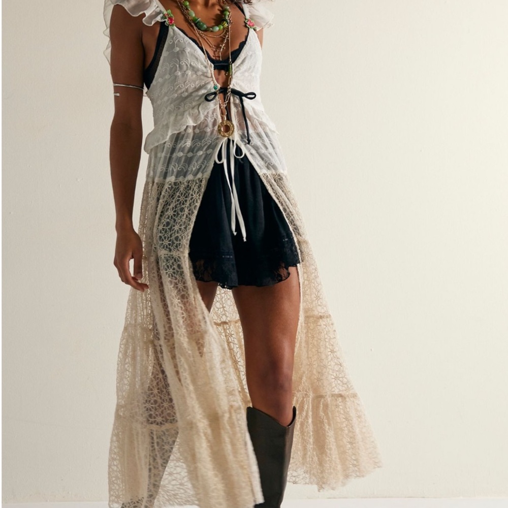 NWT FREE PEOPLE Selena Maxi Top